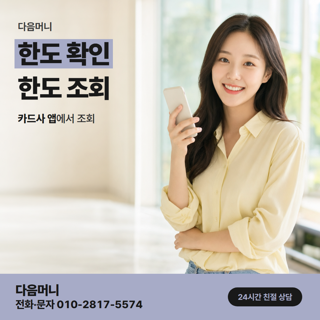다음머니 신한카드깡 동의 전에 함께 보는 남은 한도